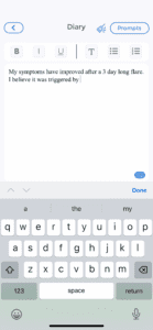 symptoms journal app