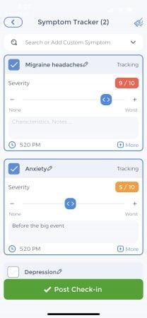 symptom tracker
